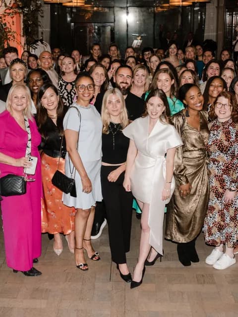 Guests gathered together at a Wedded Connect industry event